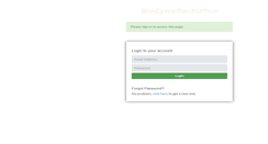 Desktop Screenshot of biozymebackoffice.com
